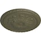 Ekena Millwork Richmond Ceiling Medallion (Fits Canopies up to 2 5/8"), Hnd-Painted Painted Turtle, 18"OD x 1 3/8"P CM18RIPTF - alternate 2
